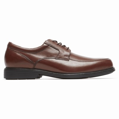 Sapatos Oxfords Rockport Charles Road Apron Toe Homem Marrom PT-82673